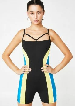 Poster Grl Jumpsuits & Rompers Major Facts Colorblock Playsuit