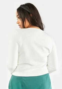 Poster Grl Plus Baddie For Life Crop Tee