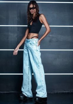 Poster Grl Aim Higher Wide Leg Jeans Wide Leg Pants
