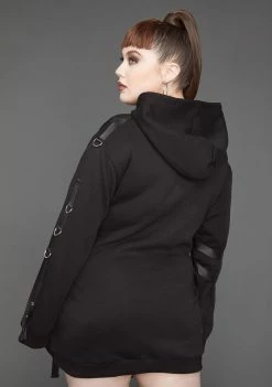 Poster Grl Plus Came To Slay Harness Hoodie Tops