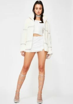 Poster Grl Outerwear Humble But Hungry Rhinestone Jacket