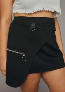 Poster Grl Plus The Fine Line Utility Mini Skirt