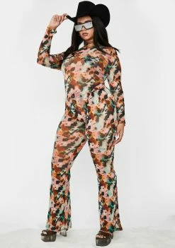 Poster Grl I'm Worth Every Dollar Printed Set Jumpsuits & Rompers