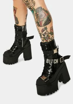 Poster Grl The Baddest B Chunky Platforms