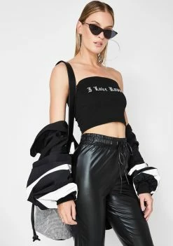 Poster Grl Tops I Love Rappers Boob Tube