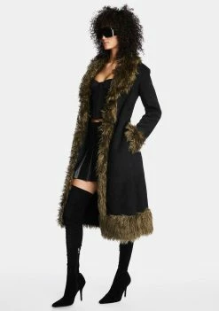 Poster Grl Do Your Thing Faux Fur Coat