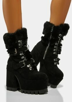 Poster Grl Snow More Lies Platform Boots Platforms