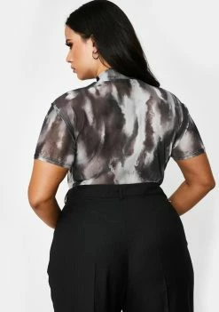 Poster Grl She's Viral Overnight Mesh Top Tops