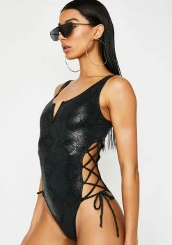 Poster Grl Drip Too Hard One-Piece Swimsuit
