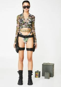 Poster Grl I Will Hunt U Down Camo Set Swim 6 Poster Grl I Will Hunt U Down Camo Set Swim