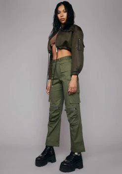 Poster Grl Varsity Player Canvas Cargo Pants