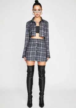 Poster Grl Back In Session Plaid Skirt Bottoms 6 Poster Grl Back In Session Plaid Skirt Bottoms
