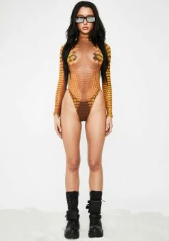 Poster Grl Glow New Money Mesh Bodysuit