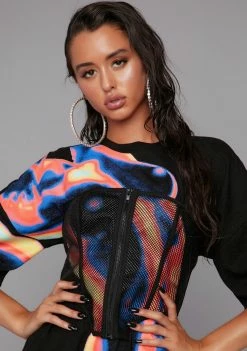 Poster Grl How I Do Mesh Corset