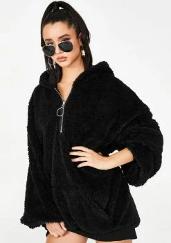 Poster Grl Realer Than Real Fuzzy Hoodie Tops