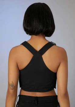 Poster Grl Piece Of Werk Utility Overall Top