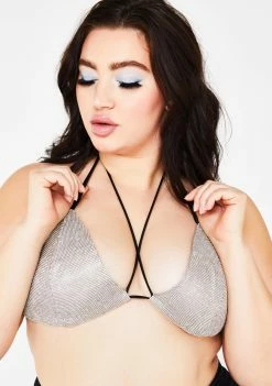 Poster Grl Lux Queen Of Diamonds Rhinestone Bra