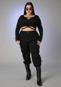 Poster Grl Legit Beautiful Lie Crop Top Tops