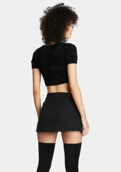 Poster Grl Wicked Stunner Status Cropped Sweater