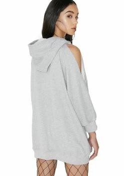 Poster Grl Ladies 1st Cut-Out Sweatshirt Dress Dresses