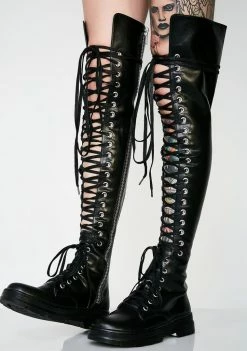 Poster Grl Marchin' To Ya Combat Boots Boots & Booties