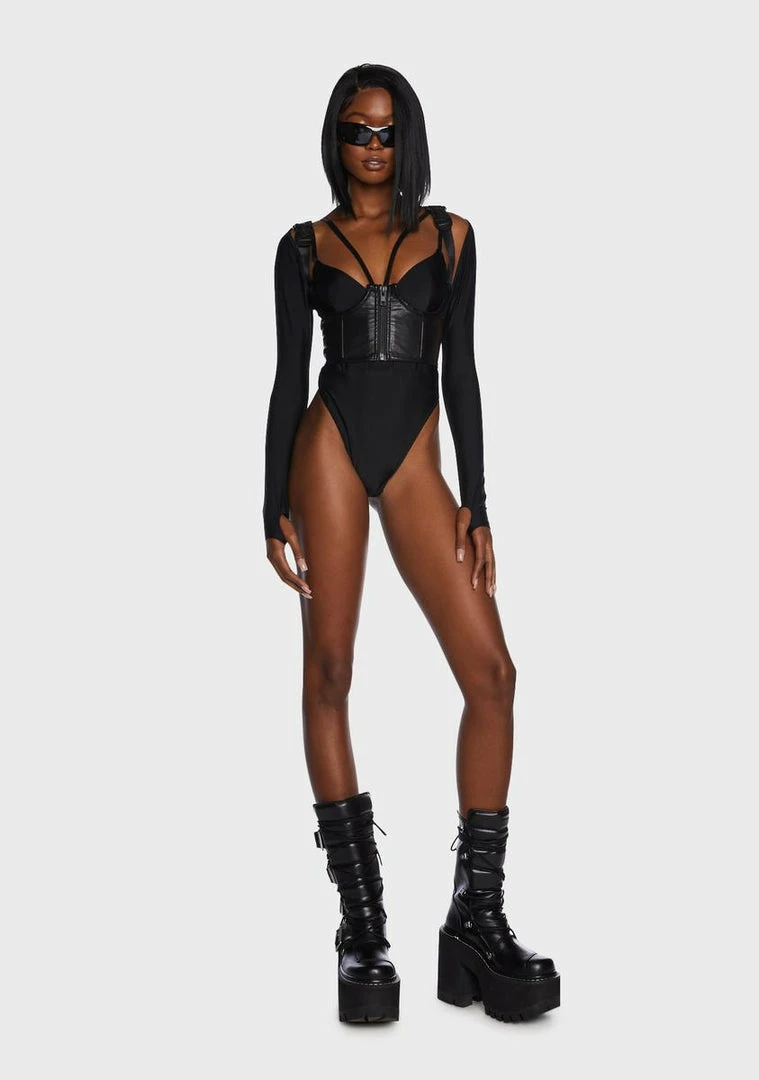 Poster Grl Cut-Out Bodysuit Lick You Lots Strappy Bodysuit 1 Poster Grl Cut-Out Bodysuit Lick You Lots Strappy Bodysuit
