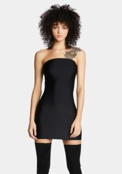 Poster Grl Future Starts Slow Tube Mini Dress Dresses