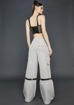 Poster Grl Cargo Pants Ash Prove You Wrong Wide Leg Pants
