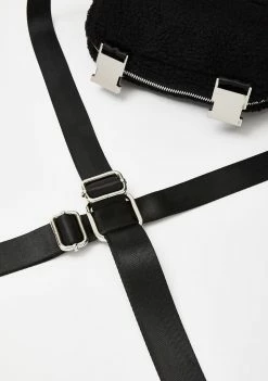 Poster Grl Casual Flex Sherpa Fanny Bags & Wallets