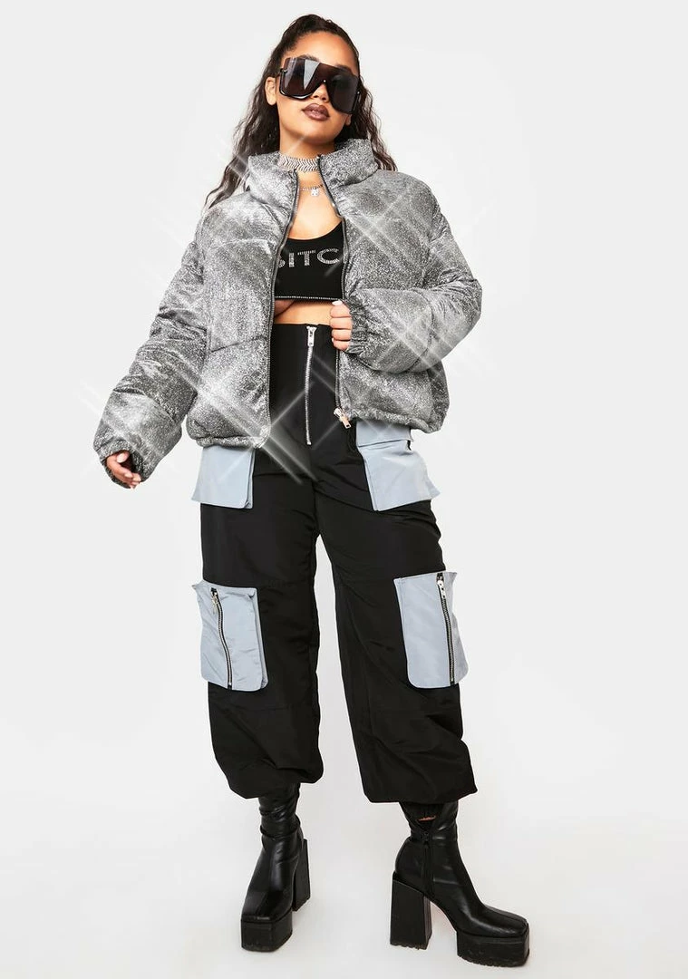 Poster Grl Outerwear Plus Tundra Tamer Sparkle Puffer Jacket 3 Poster Grl Outerwear Plus Tundra Tamer Sparkle Puffer Jacket