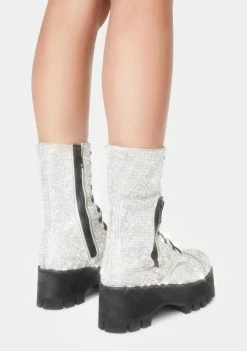 Poster Grl Boots & Booties Billionaire Bling Pocket Combat Boots