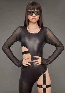 Poster Grl Empty Threats Asymmetrical Jumpsuit