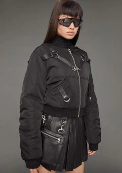 Poster Grl Outerwear Baddie Undercover Bomber Jacket