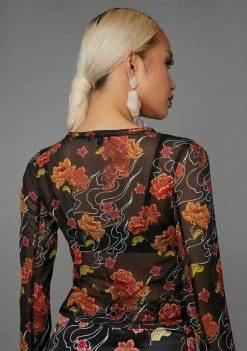 Poster Grl Tops Honest Confessions Mesh Top