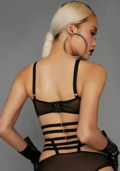 Poster Grl Girls Night In Caged Lingerie Set Lingerie & Sleepwear