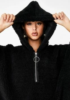 Poster Grl Realer Than Real Fuzzy Hoodie Tops