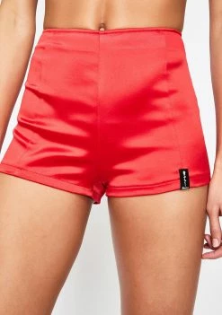 Poster Grl I'm The Plug Satin Shorts Bottoms