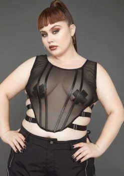 Poster Grl Tops For Your Eyes Only Corset Top