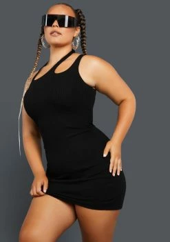 Poster Grl Plus Unfinished Business Mini Dress Club Dresses