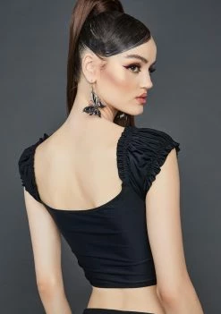 Poster Grl Bad Blood O-Ring Crop Top