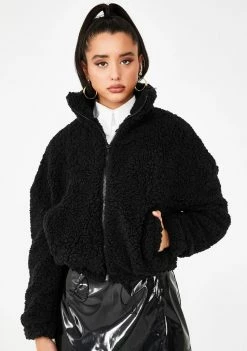 Poster Grl Outerwear Power Puff Teddy Jacket