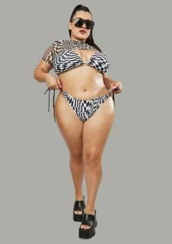 Poster Grl Her Warped Realm Checkered Bikini Set Swim 6 Poster Grl Her Warped Realm Checkered Bikini Set Swim