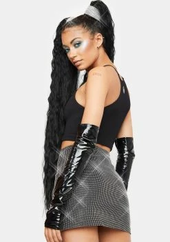 Poster Grl Bottoms Give The Cold Shoulder Mini Skirt