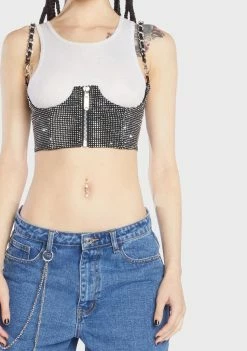 Poster Grl Bling My Type Underbust Corset Corset Top