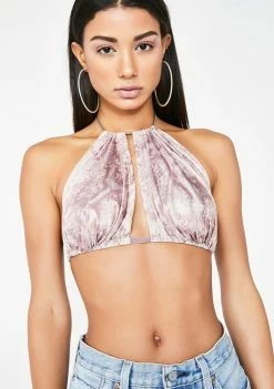 Poster Grl Sassy Charm Snakeskin Halter Top