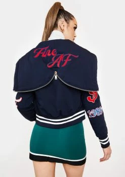 Poster Grl Meet Your Match Varsity Jacket