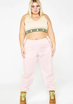 Poster Grl Bottoms Queen Champagne Shine Reflective Pants