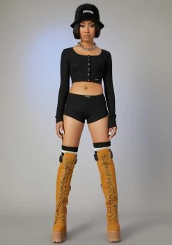 Poster Grl Nothing But Trouble Henley Lounge Set