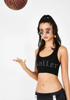 Poster Grl Baller Alerttt Rhinestone Tank