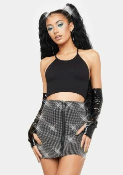 Poster Grl Bottoms Give The Cold Shoulder Mini Skirt